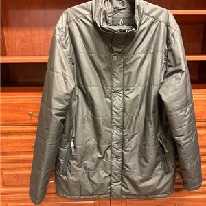 Like New Mens XL Charcoal Prana Puffer Jacket